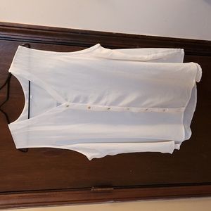 Women's Plus Size 2X Maurices Sleeveless Dress Top with Gold Buttons